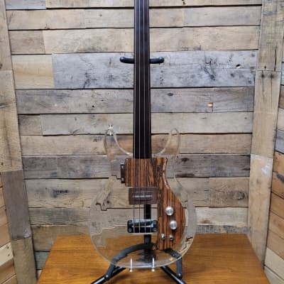 Dan Armstrong Ampeg Lucite Vintage 1971 Fretless Electric Bass Guitar image 1