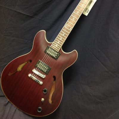 Ibanez AS53-TRF Artcore Series Semi-Hollow Electric Guitar 2010s Flat Transparent Red image 2