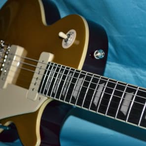 Epiphone 1956 Les Paul Standard Gold Top Pro with P-90 Pro Pickups image 3