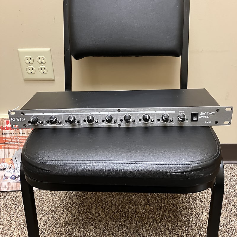Rolls RM82 Mic/Line Rack Mount Mixer Reverb