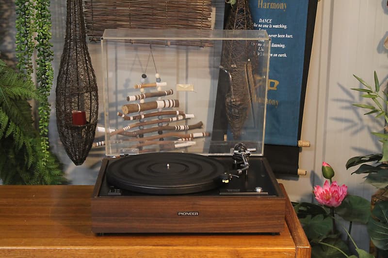 RARE!! Pioneer SPL-100 Vintage Turntable with Shure M55EM Cart &amp; New Elliptical Stylus!  			