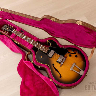 1991 Gibson ES-175 Hollowbody Guitar Vintage Sunburst w/ 57 Classic PAFs, Case image 20