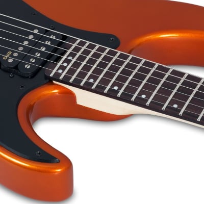 Schecter Sun Valley Super Shredder FR Lambo Orange #1281 image 5