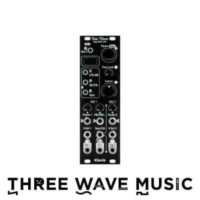 Klavis Twin Waves MKII (Black) - Voltage-Controlled Dual VCO/LFO/Random [Three Wave Music] image 1