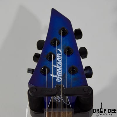 Jackson Pro Series Signature Chris Broderick Soloist HT6P Electric Guitar - Transparent Blue image 10