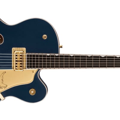 Immagine GRETSCH - G6136TG Players Edition Falcon Hollow Body with String-Thru Bigsby and Gold Hardware  Ebony Fingerboard  Midnight Sapphire - 2401543833 - 1