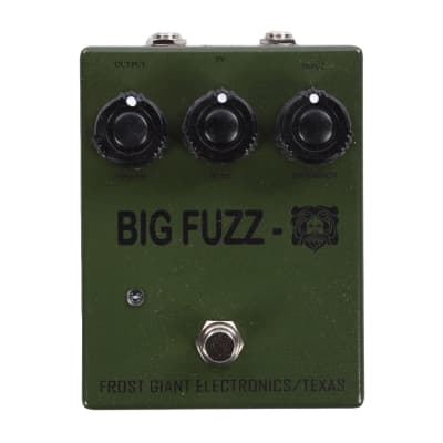 Frost Giant Special Run Big Fuzz Pedal Green | Reverb
