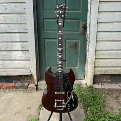 Gibson SG Deluxe 1972 - Cherry image 2