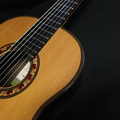Jose Ramirez Cedar Guitarra del Tiempo Studio Classical Nylon String Guitar w/ Logo'd Hard Case image 9