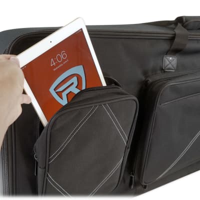 Rockville 61 Key Padded Rigid Durable Keyboard Gig Bag Case For KORG Pa300 image 8