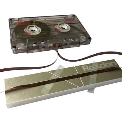 RoXdon Cassette Tape Splicing Block + Splicing Tape + Hold Down Tape,  Repair Kit
