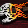 New ESP LTD Screaming Flaming Skull Electric Guitar Authorized Dealer