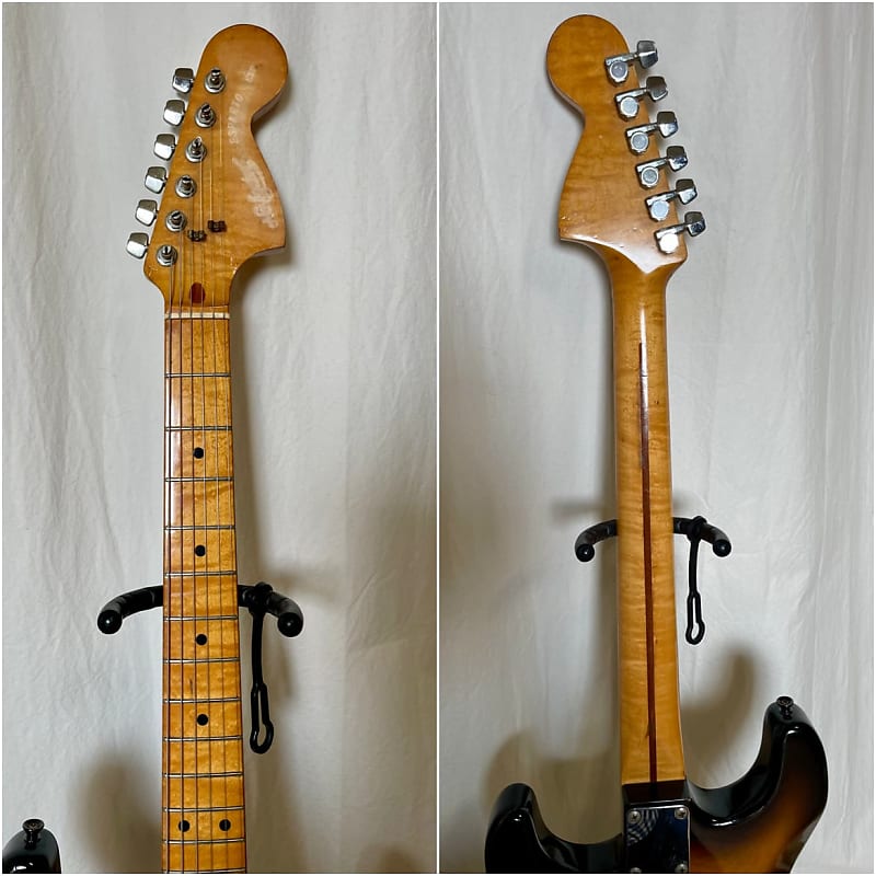 ESP Navigator Esparto SP-01 MIJ Sunburst 1977 Japan Vintage
