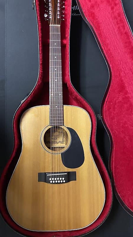 YAMAKI Deluxe No.215 12弦ギターヴィンテージ Yamaki Deluxe Folk Acoustic 12 String Guitar 1971 No. 215 No
