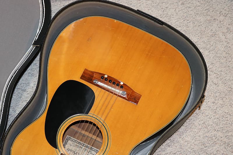 Vintage 1970s Kiso Suzuki F-120 Acoustic Guitar - Made in