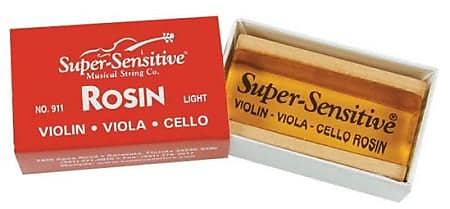Super-Sensitive Light Rosin No. 911 for Violin, Viola, Cello imagen 1