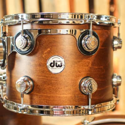 DW Collector's Maple SSC Walnut Satin Oil Drum Set - 22,10,12,16 - SO#1354057 image 5