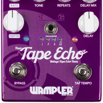 Wampler Faux Tape Echo v2 Delay Pedal for sale