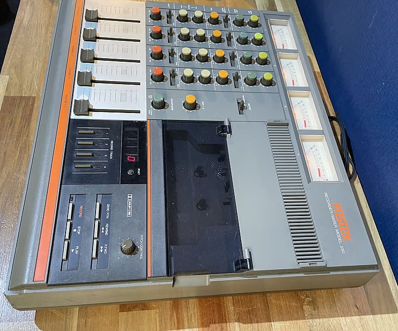 Fostex Model 250 4-Track Cassette Recorder / Mixer | Reverb