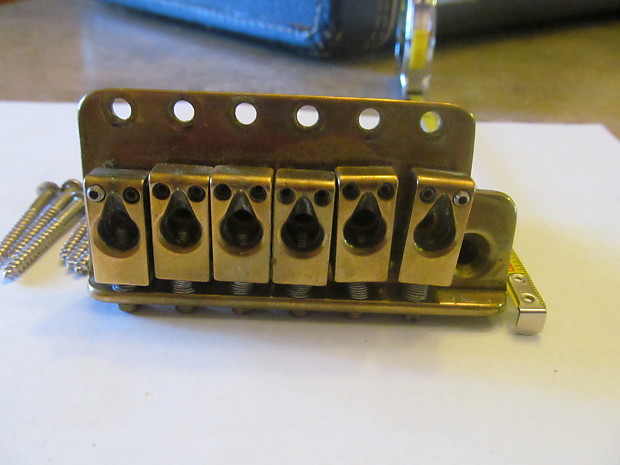 Brass shop stratocaster bridge