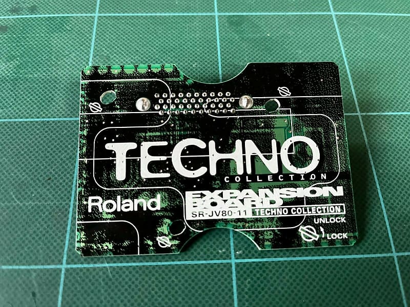 Roland SR-JV80-11 Techno Collection Expansion Board 1990s - Green