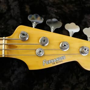 80s Fernandes RPB-70 Precision Bass Violin Finish GOLD