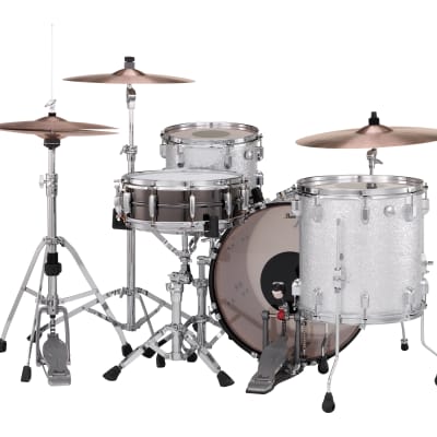 Pearl President Deluxe Silver Sparkle 3pc Kit Shell Pack +GigBags 20x14 12x8 14x14 Drums Authorized Dealer image 10