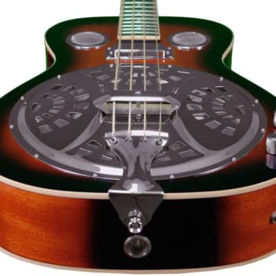 Gold Tone PBB Paul Beard Signature Series Mahogany Top Maple Neck Reso 4-String Bass Guitar w/Hard Case image 4