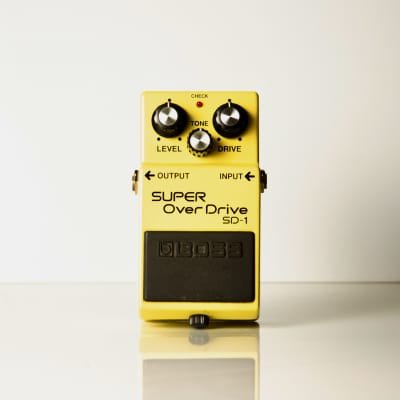 BOSS SD-1 Super Overdrive 1988 Vintage Guitar Pedal Made in