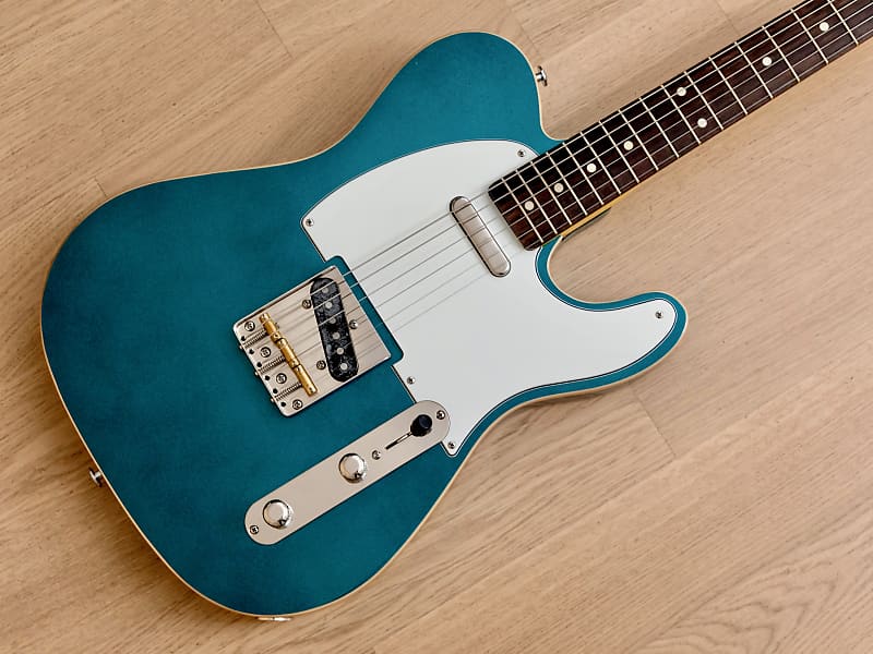 T-Style Partscaster Custom Electric Guitar Ocean Turquoise w/ Fender Licensed Neck, Tweed Case image 1