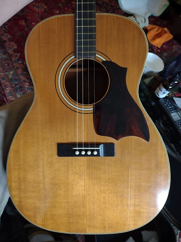1972 Harmony Tenor Guitar, Model 4101 Natural Mahogany image 1