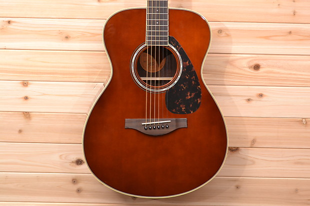 Yamaha LS6R-TBS Spruce/Rosewood Concert Acoustic/Electric Guitar Tobacco Brown Sunburst image 1