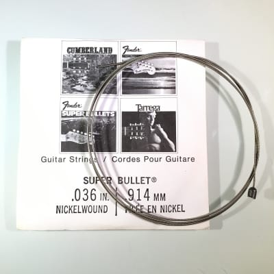 Fender REAL Vintage 70's Super Bullet String 0.036" Nickel Wound image 1
