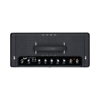 Supro Delta King 12 w/ Reverb Black & Black 1x12in 15 Watts image 2