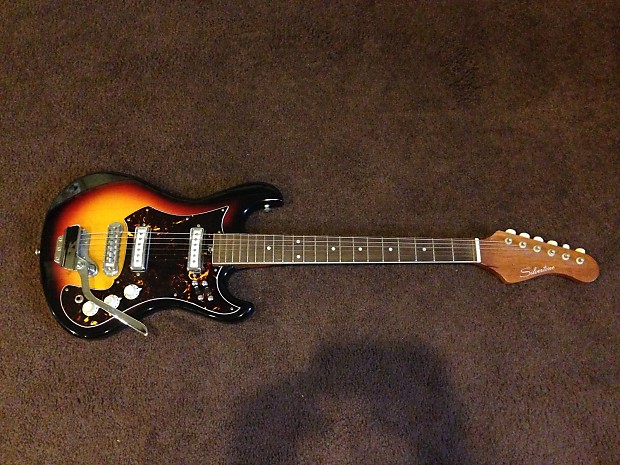 Silvertone 319 electric guitar deals