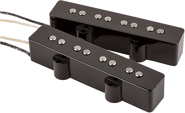 Mint Fender Pure Vintage '62 Jazz Bass Pickups 0992123000 Black image 1
