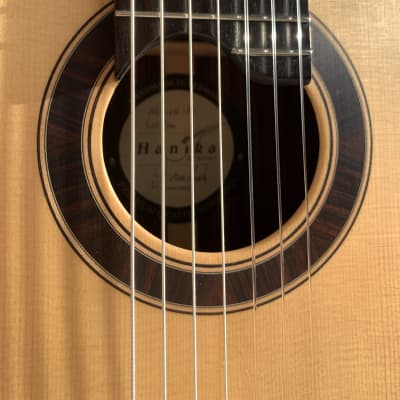 2018 Hanika Natural-PF Custom 7 - Natural Satin | Custom Shop German 7-String Classical Guitar with Monitor Sound Hole | OHSC image 22