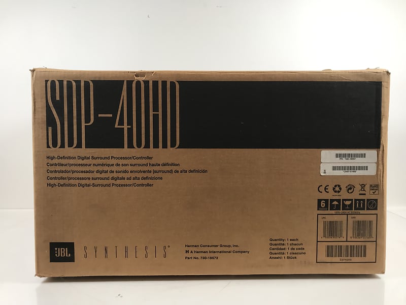JBL SDP-40HD Synthesis THX Ultra HDMI Lexicon MC-12HD Processor  			