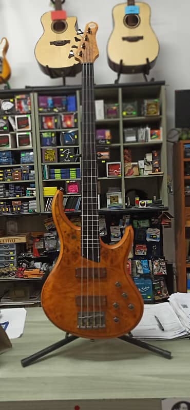 Tobias MTD Kingston z4 bass fretless tastiera in ebano | Reverb