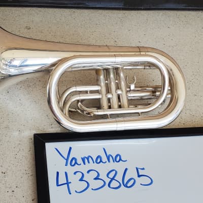 Yamaha YBH-301MS Marching Baritone Horn Silver 2018 Lacquer, Silver image 1