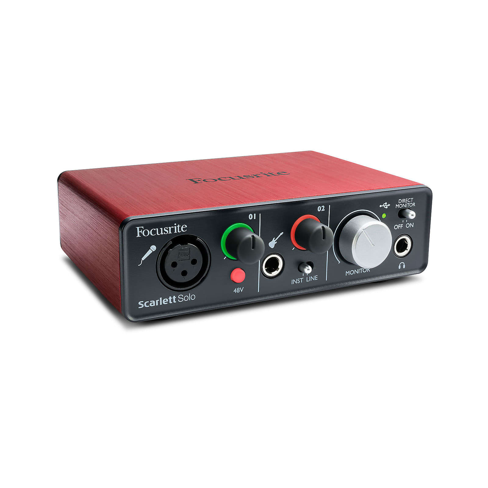 代引可 USB with FOCUSRITE Solo Scarlett Solo 楽器・機材