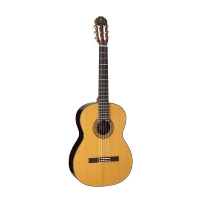 Takamine C132S Made in Japan 6-String Right-Handed Classical Guitar with Solid Cedar Top, Solid Rosewood Back and Sides, Mahogany Neck, Gold Hardware, and Case (Natural Gloss) image 1