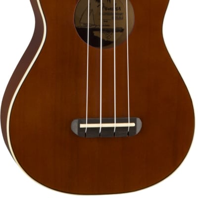 Fender Venice Soprano Ukulele, Walnut Fingerboard, Natural image 1