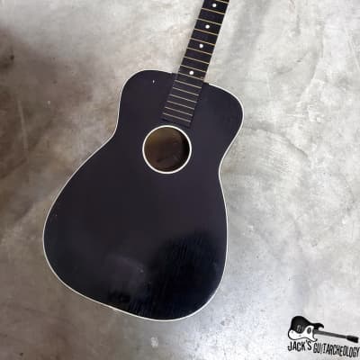 Luthier Special: Harmony / Kay / Truetone Guitar Husk Project (1950s, Black) image 13