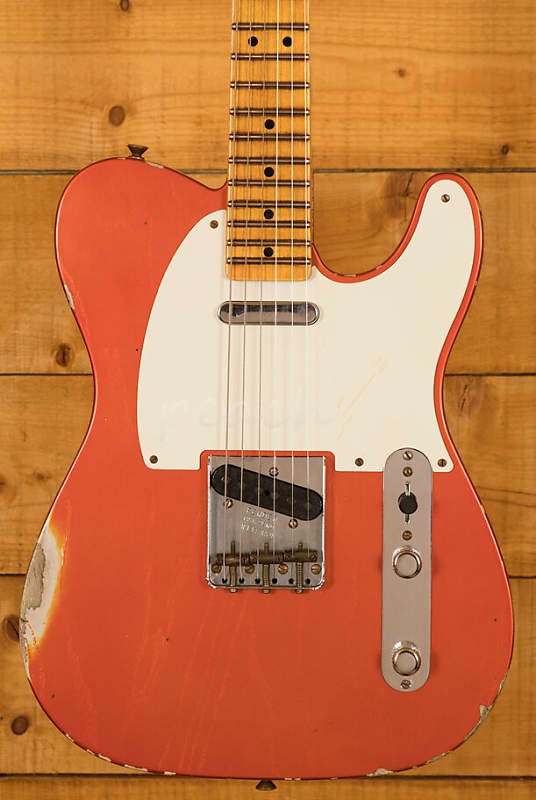 Fender Custom Shop Limited '51 Tele Relic Aged Candy Tangerine image 1