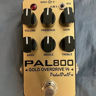 Reverb.com listing, price, conditions, and images for pedalpalfx-800-gold-overdrive-v3