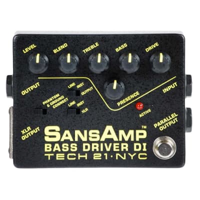 TECH 21 NYC SansAmp BASS DRIVER DI(ジャンク) Tech 21 NYC Sansamp Programmable Bass Driver DI Pedal