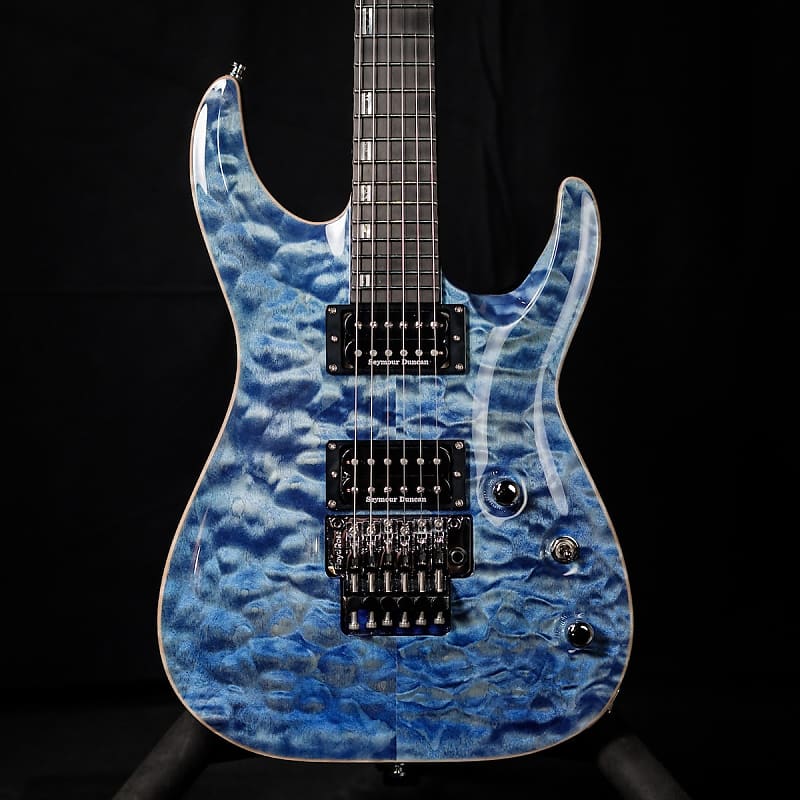 ESP Original Horizon CTM QM FR Faded Sky Blue (Made in Custom Shop) | Reverb