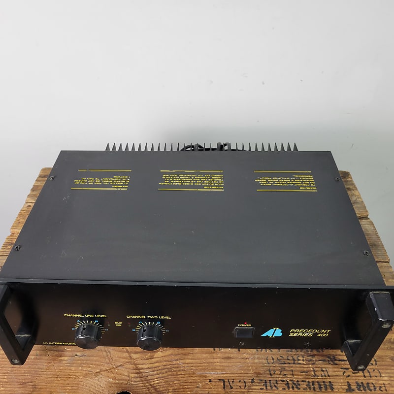 AB International Precedent Series 400 Stereo Power Amplifier