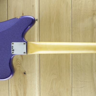 Fender Custom Shop Dealer Select CuNiFe Wide Range Jazzmaster Relic Purple Sparkle, Left Handed R127781 image 2